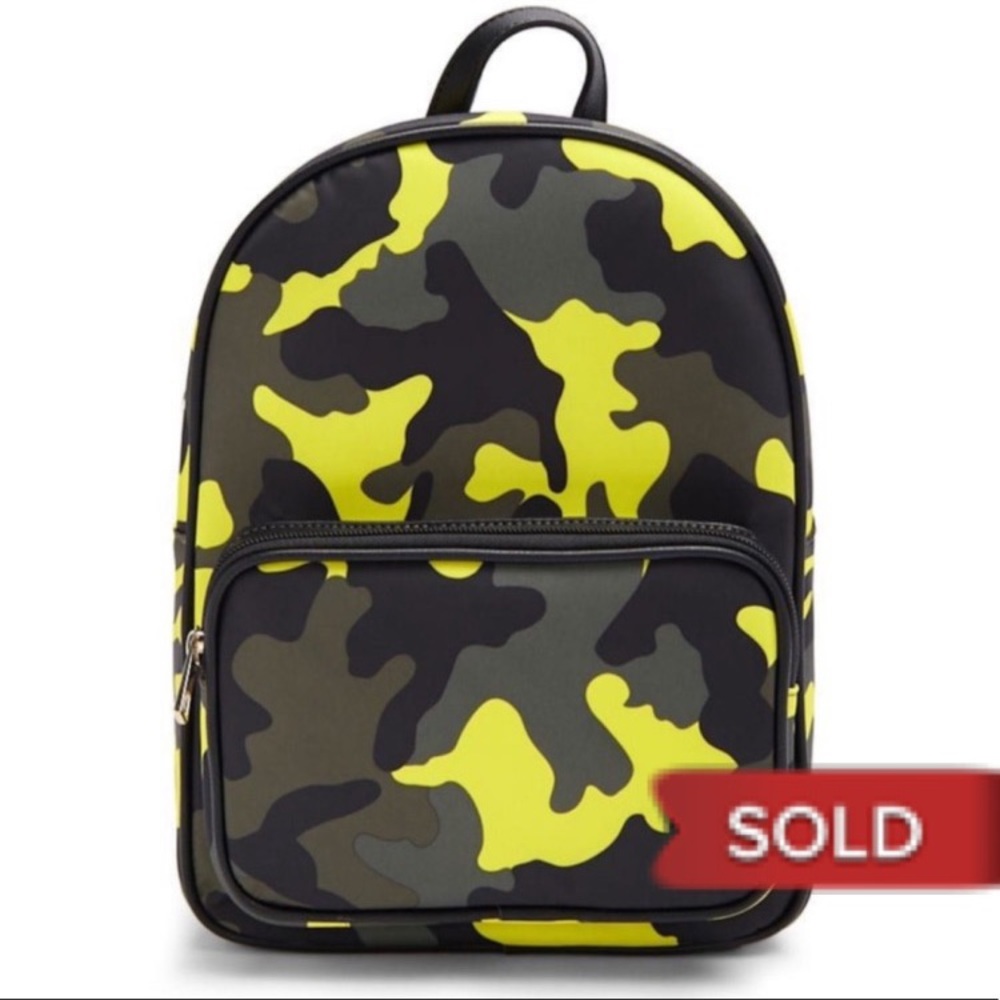 Camo Print Backpack